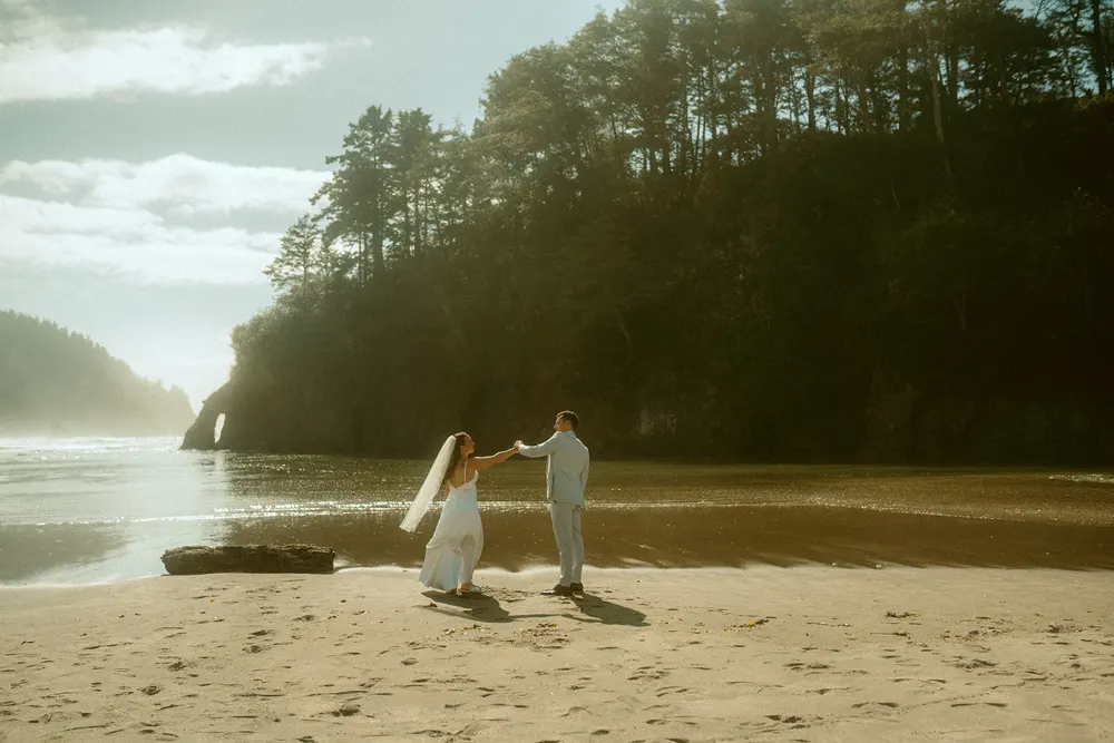 6 hours · Oregon Coast elopement