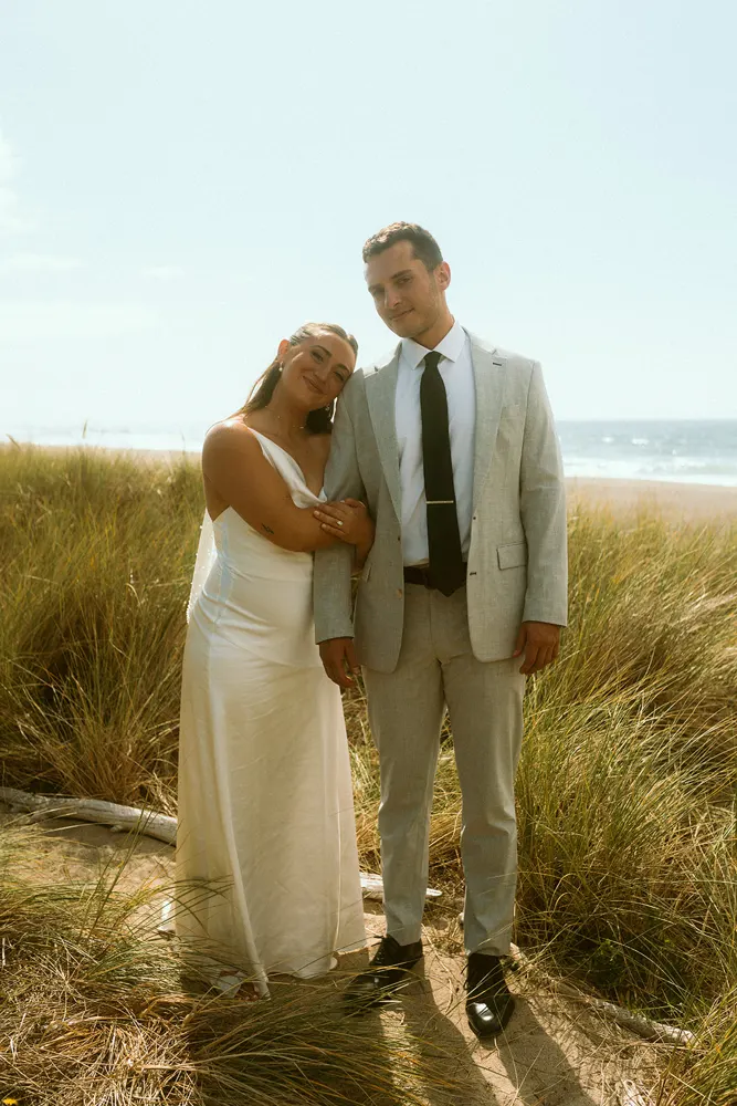 Suzanne and Eric together overlooking the ocean